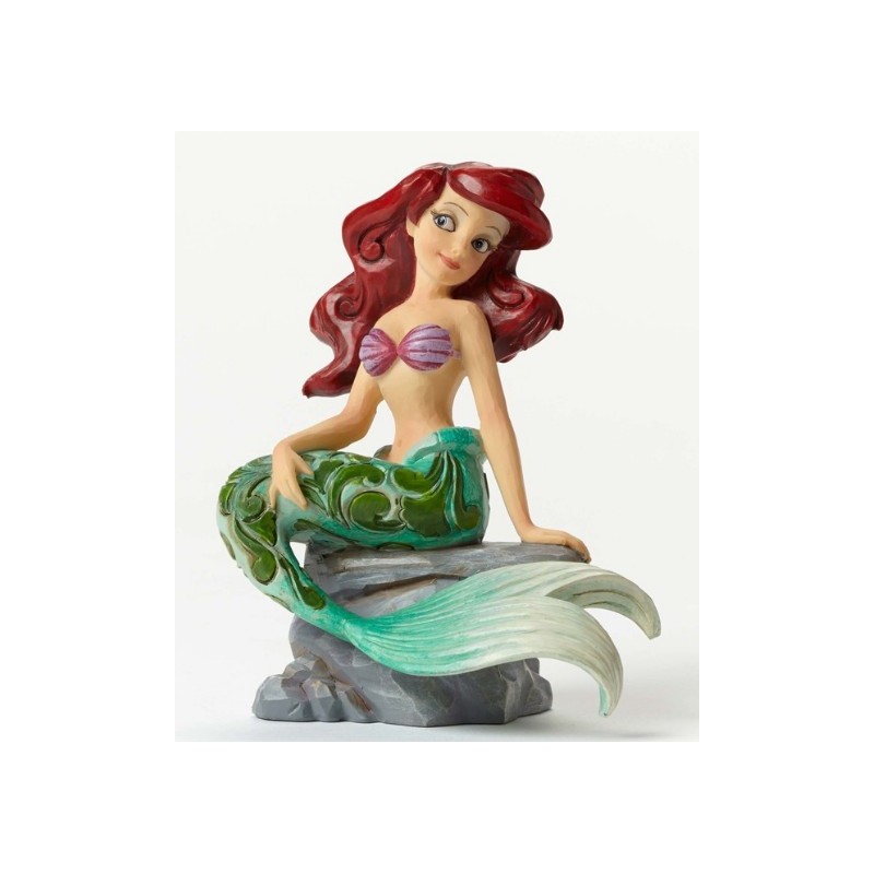 Figurine Ariel Sur Son Rocher Disney Traditions