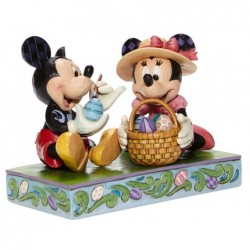 Figurine Mickey Et Minnie De Pâques Disney Traditions