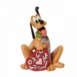 Figurine Mini Pluto Love Window Box Disney Traditions