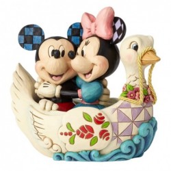 Figurine Mickey Minnie Dans Le Cygne Disney Traditions