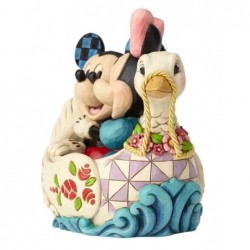 Figurine Mickey Minnie Dans Le Cygne Disney Traditions