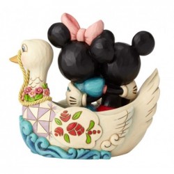 Figurine Mickey Minnie Dans Le Cygne Disney Traditions