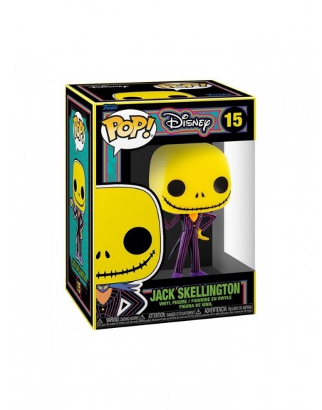 Figurine Funko Pop 15 Jack Blacklight Disney L'étrange Noël De Monsieur Jack