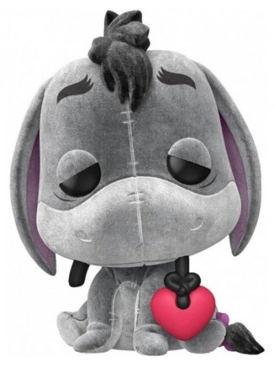 Animation Vinyl Figurines Eeyore W/Heart(Fl) 9 cm