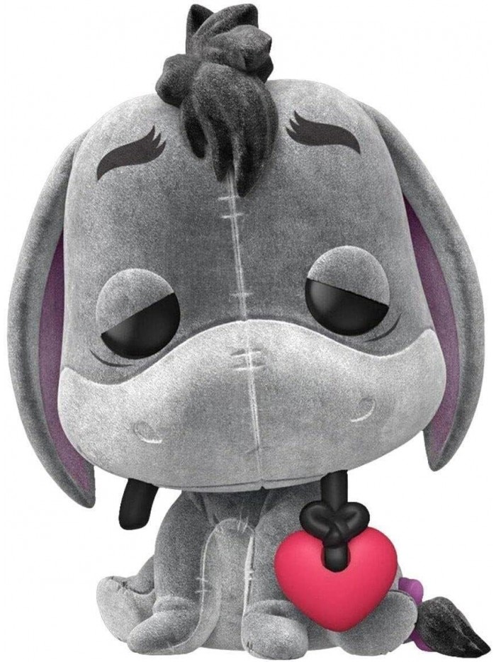 Animation Vinyl Figurines Eeyore W/Heart(Fl) 9 cm