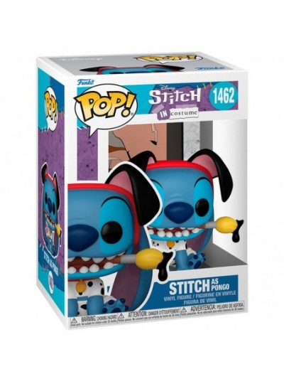 Figurine Funko Pop 1462 Stitch En Pongo Disney Lilo Et Stitch