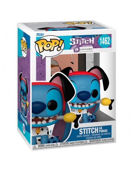 Figurine Funko Pop 1462 Stitch En Pongo Disney Lilo Et Stitch