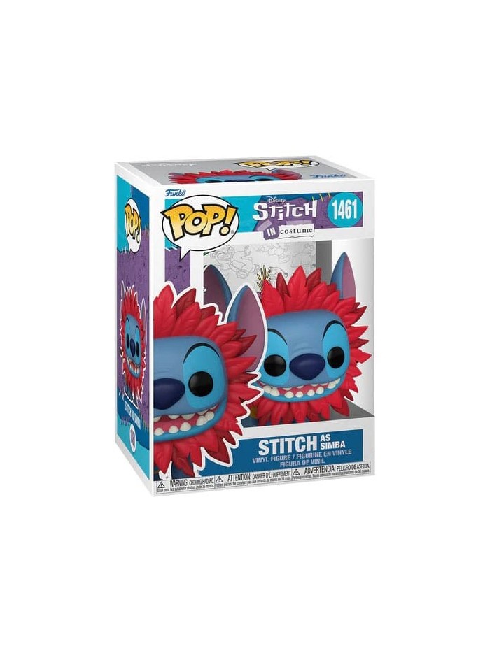 Figurine Funko Pop 1461 Stitch Simba Disney Lilo Et Stitch