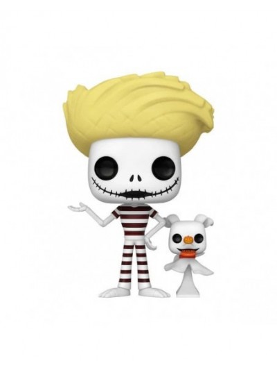 Figurine Funko Pop 1470 Jack Avec Zéro À La Plage L'étrange Noël De Monsieur Jack