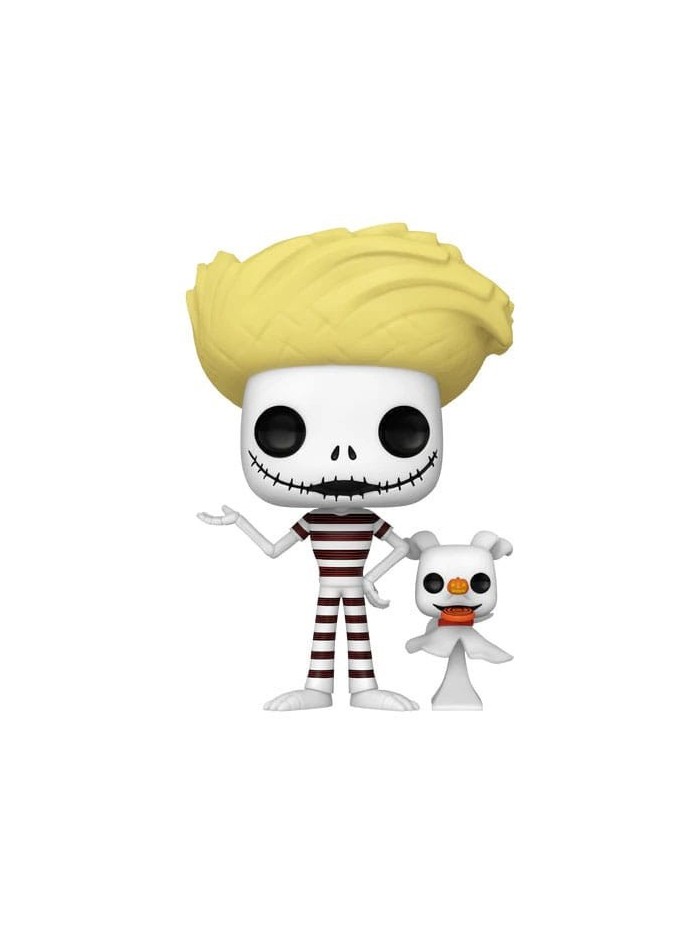 Figurine Funko Pop 1470 Jack Avec Zéro À La Plage L'étrange Noël De Monsieur Jack