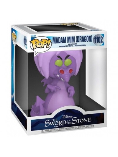 1102 Supersized  Disney Merlin L'enchanteur Madame Mim Dragon