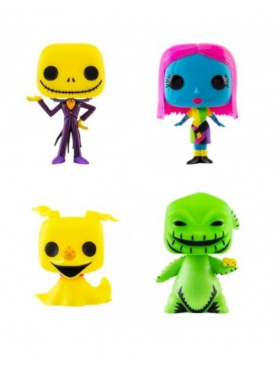 Figurine Pack De 4 Funko Pop Movies Vinyl L'étrange Noël De Monsieur Jack Emea