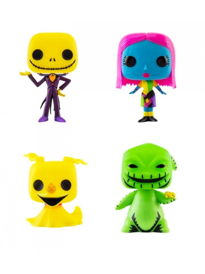 Figurine Pack De 4 Funko Pop Movies Vinyl L'étrange Noël De Monsieur Jack Emea