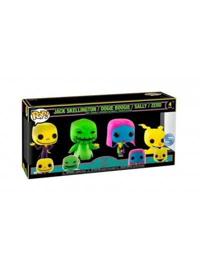 Figurine Pack De 4 Funko Pop Movies Vinyl L'étrange Noël De Monsieur Jack Emea