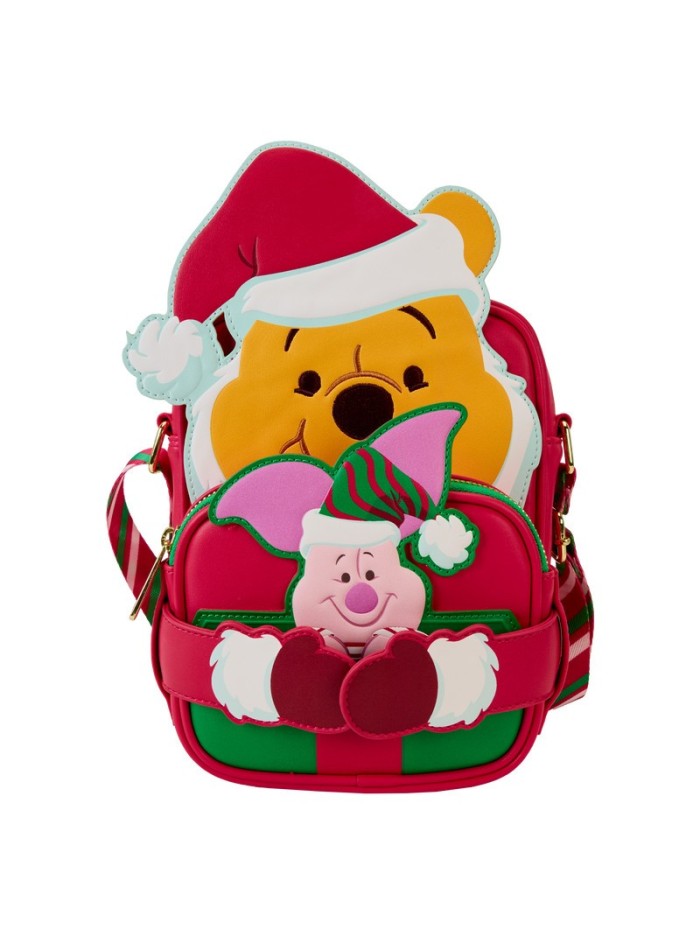 Sac À Bandoulière Avec Porte-Monnaie Winnie Cosplay Père Noël Et Porcinet