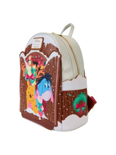 Mini Sac À Dos Lumineux Vœux De Noël Disney Loungefly Winnie L'ourson Et Ses Amis