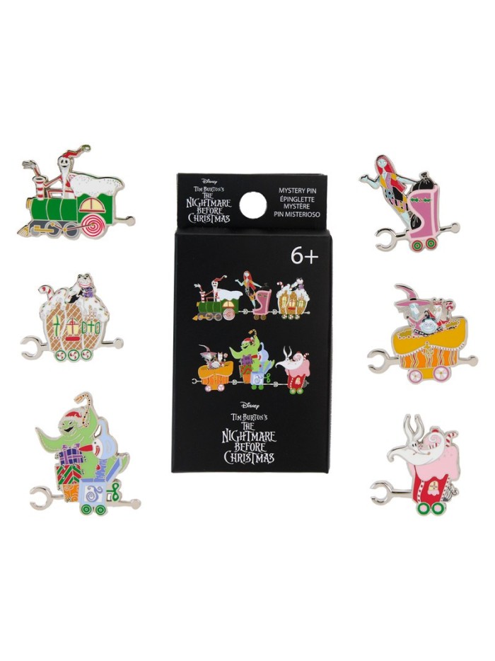 Pin's Boite Mystère Train De La Ville De Noël Disney Loungefly L'étrange Noël De Monsieur Jack