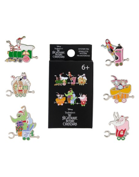 Pin's Boite Mystère Train De La Ville De Noël Disney Loungefly L'étrange Noël De Monsieur Jack