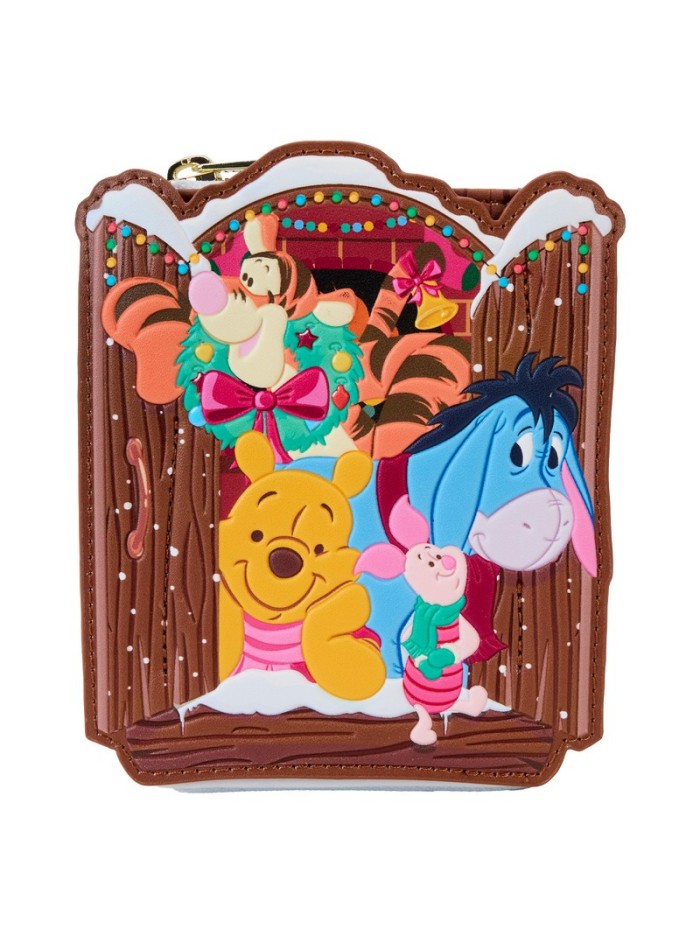 Portefeuille Vœux De Noël Disney Loungefly Winnie L'ourson Et Ses Amis