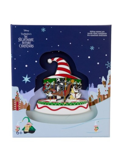 Pin Coffret Collector Carrousel De Cannes À Sucre Disney Loungefly L'étrange Noël De Monsieur Jack