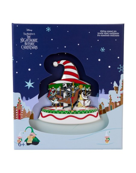 Pin Coffret Collector Carrousel De Cannes À Sucre Disney Loungefly L'étrange Noël De Monsieur Jack