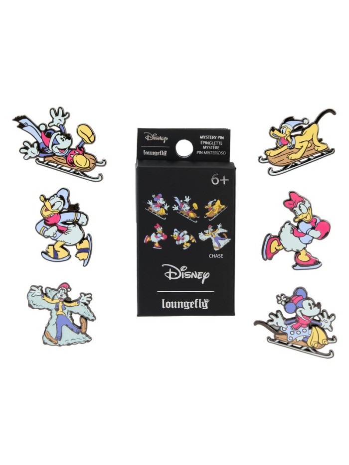 Pin Boite Mystère Winter Wonderland Disney Loungefly Mickey Friends