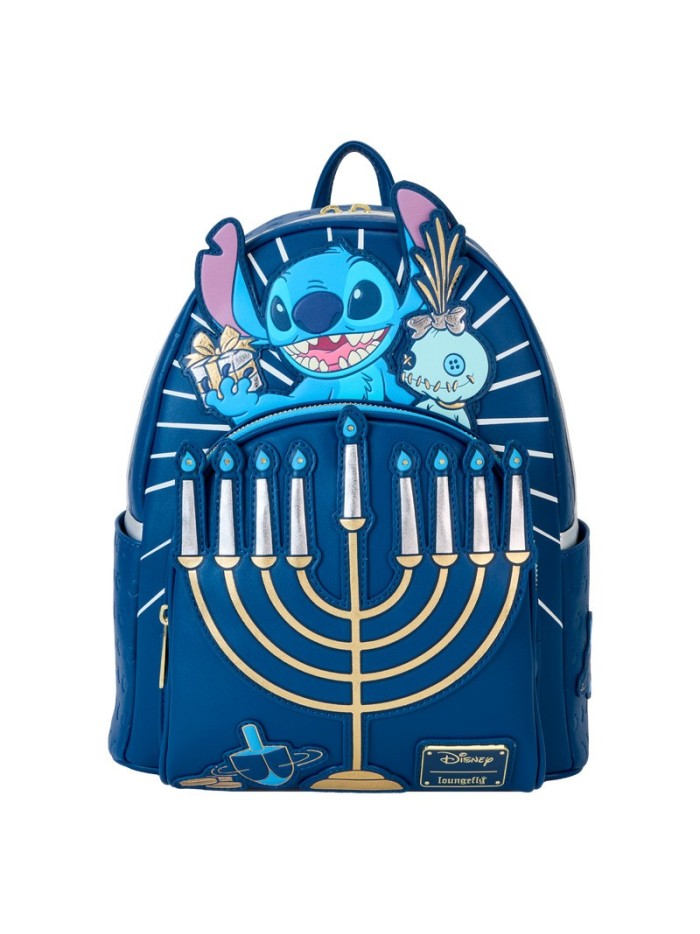 Mini Sac À Dos Lumineux Stitch Hanukkah Menorah Disney Loungefly