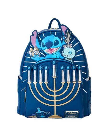 Mini Sac À Dos Lumineux Stitch Hanukkah Menorah Disney Loungefly