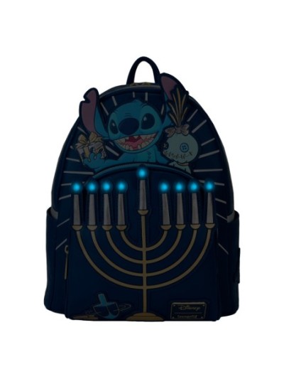 Mini Sac À Dos Lumineux Stitch Hanukkah Menorah Disney Loungefly