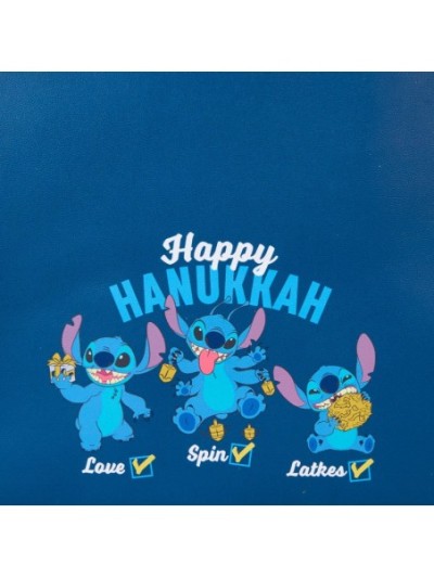 Mini Sac À Dos Lumineux Stitch Hanukkah Menorah Disney Loungefly