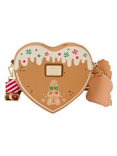 Sac À Bandoulière Avec Porte-Monnaie Coeur Pain D'épices Parfumé Stitch Angel Disney Loungefly