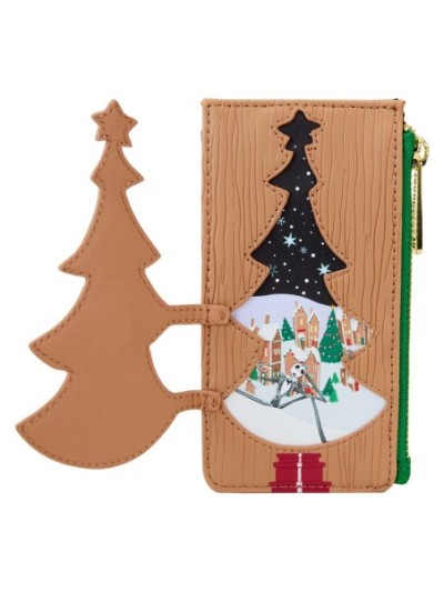 Grand Porte-Cartes Sapin De Noël Disney Loungefly L'étrange Noël De Monsieur Jack