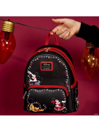 Mini Sac À Dos Lumineux Mickey Friends Décorations Lumineuses De Noël