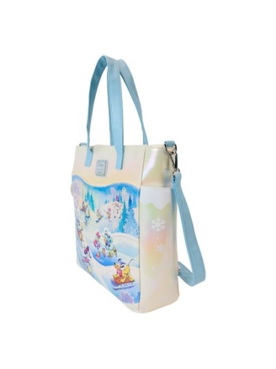 Tote Bag Convertible Sac À Dos Mickey Friends Winter Wonderland Scene