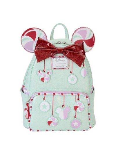 Mini Sac À Dos Minnie Décorations De Noël Menthe Poivrée Disney Loungefly