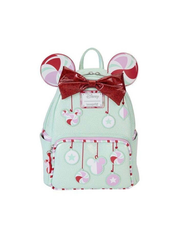 Mini Sac À Dos Minnie Décorations De Noël Menthe Poivrée Disney Loungefly