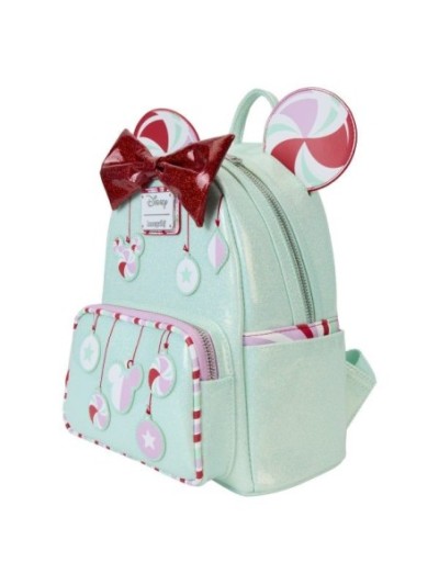 Mini Sac À Dos Minnie Décorations De Noël Menthe Poivrée Disney Loungefly