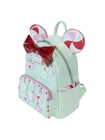 Mini Sac À Dos Minnie Décorations De Noël Menthe Poivrée Disney Loungefly