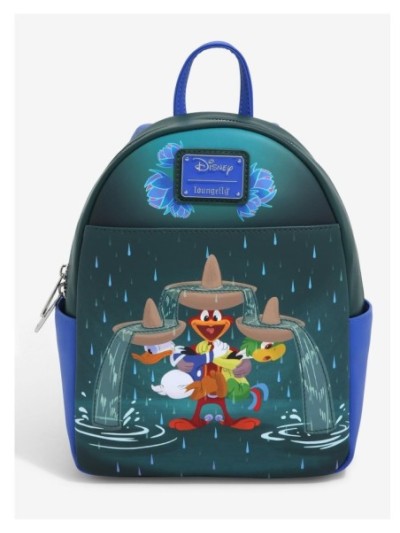 Mini Sac À Dos Exclusif La Fontaine Des Trois Caballeros Disney Loungefly