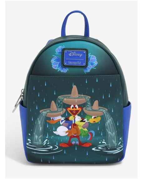 Mini Sac À Dos Exclusif La Fontaine Des Trois Caballeros Disney Loungefly