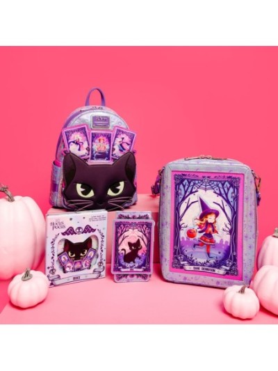 Mini Sac À Dos Irisé Binx Cartes De Tarot Hocus Pocus Disney Loungefly