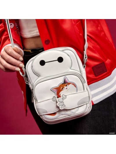 Sac À Bandoulière Avec Porte-Monnaie Baymax Mochi Disney Loungefly Les Nouveaux Héros 10E Anniversaire