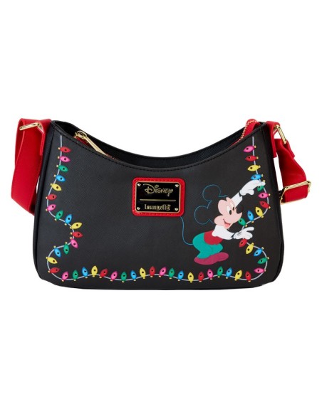 Sac À Bandoulière Mickey Friends Guirlande Lumineuse De Noël Disney Loungefly