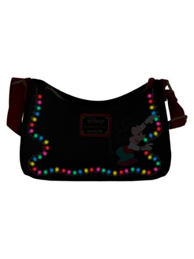 Sac À Bandoulière Mickey Friends Guirlande Lumineuse De Noël Disney Loungefly