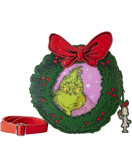 Dr Seuss Grinch Sac À Bandoulière Couronne De Noël Disney Loungefly