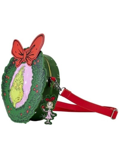 Dr Seuss Grinch Sac À Bandoulière Couronne De Noël Disney Loungefly