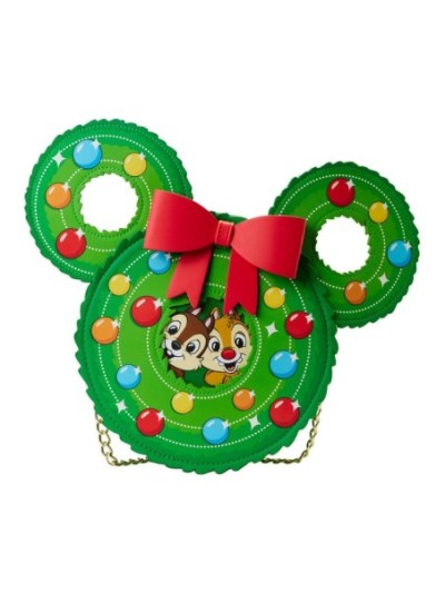 Sac À Bandoulière Tic Tac Couronne De Noël Disney Loungefly