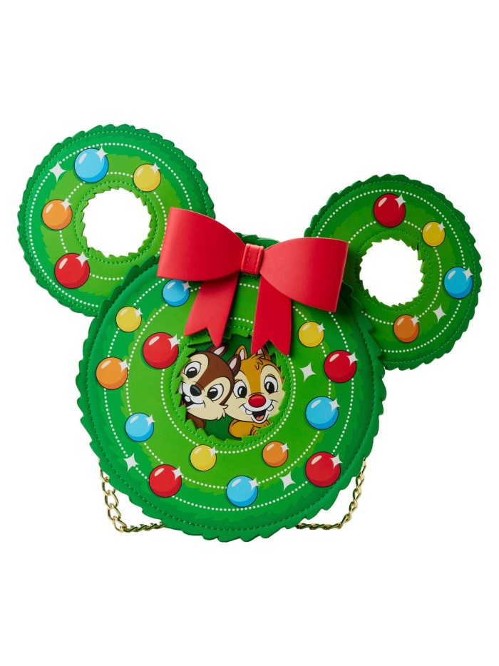 Sac À Bandoulière Tic Tac Couronne De Noël Disney Loungefly