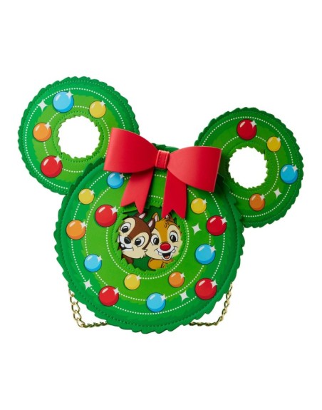 Sac À Bandoulière Tic Tac Couronne De Noël Disney Loungefly