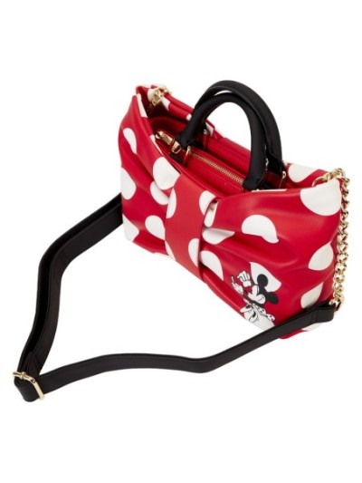 Sac À Bandoulière Minnie Fait Vibrer Les Points Disney Loungefly